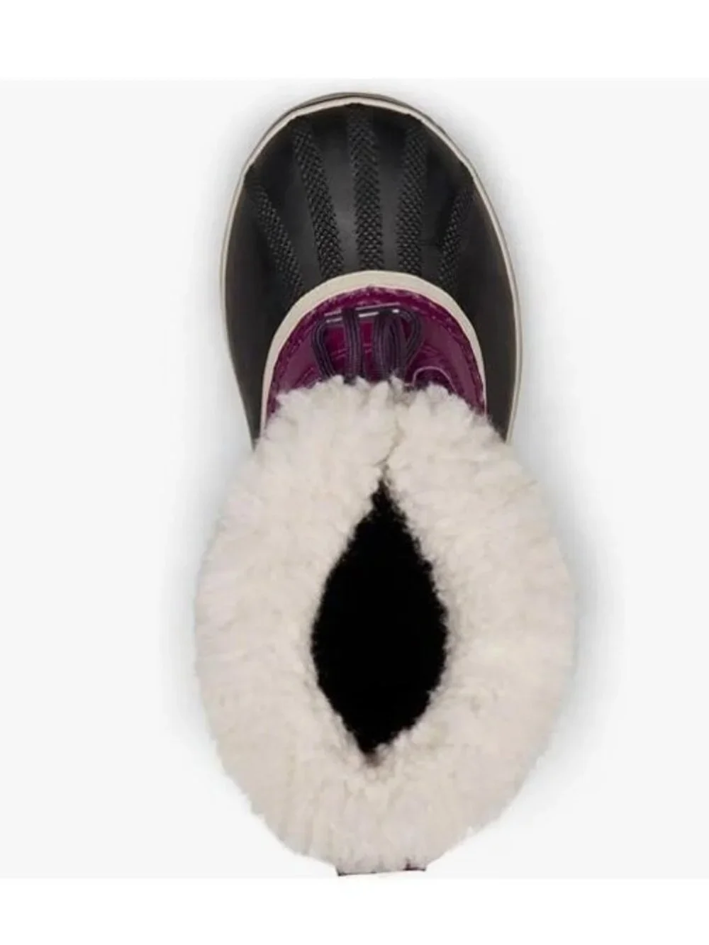 SOREL Yoot Pac Nylon Lace-Up Waterproof Winter Boots Wild Iris Dark‎ Plum Size 2